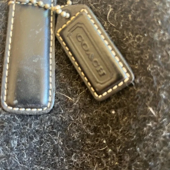 Coach Black Leather Bag with tags - Picture 2 of 6